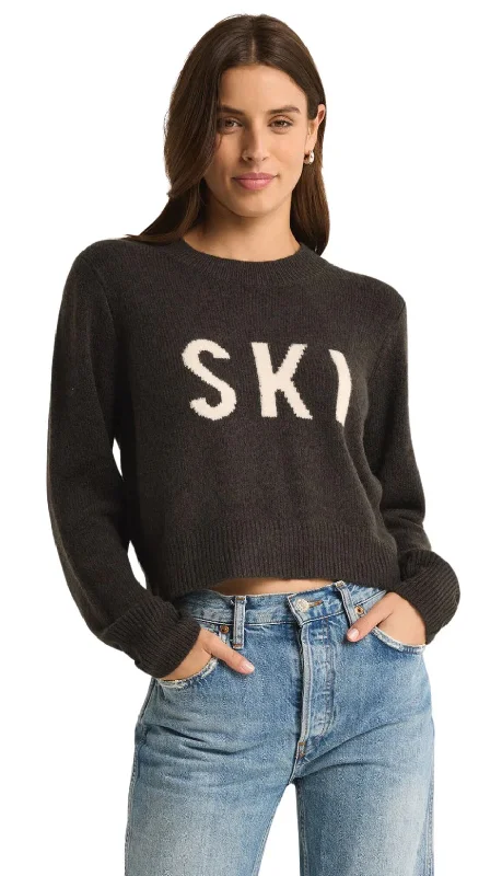 Ski Milan Sweater I Black Sand Simple Sweater Dress