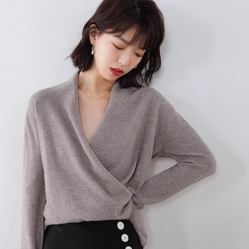 100% Pure Wool Knitted Sweater Oversized Knit Dress