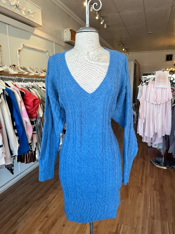 Blue Sweater Dress Sweater Dress Style