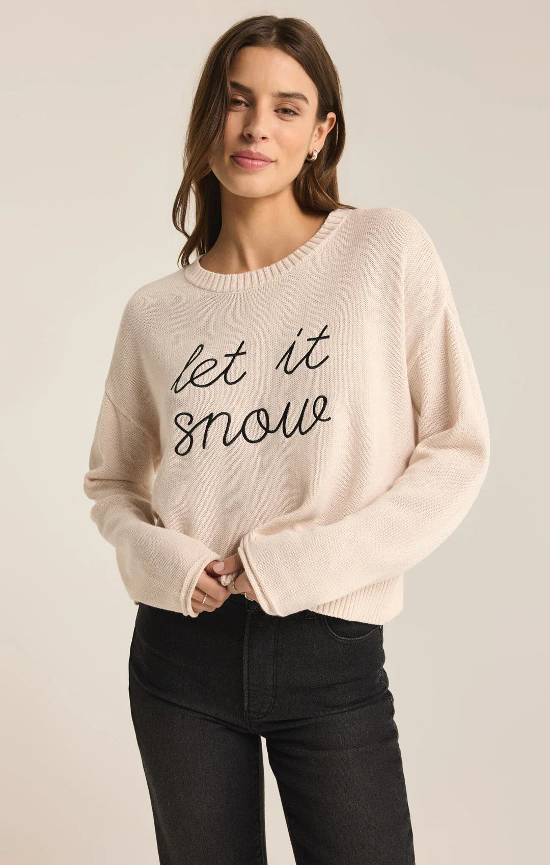 Sienna Sweater I Let it Snow Lightweight Sweater Dress