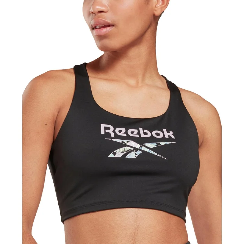 Reebok Womens Low Impact Fitness Sports Bra Elegant Hoodies & Sweatshirts