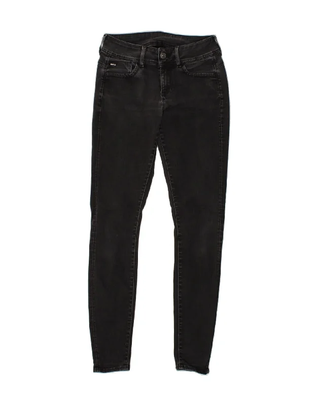 G-STAR Womens Low Waist Skinny Jeans W31 L36  Grey Cotton