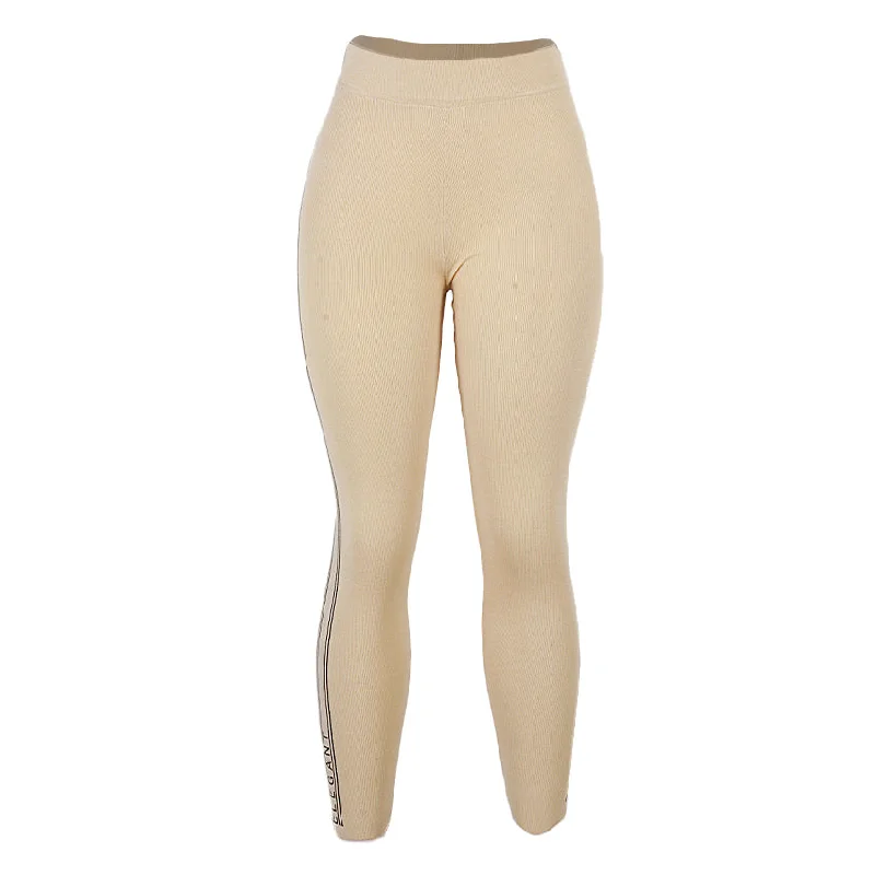 REDTAG Cream Leggings for Women Graphic Sweatshirts Collection