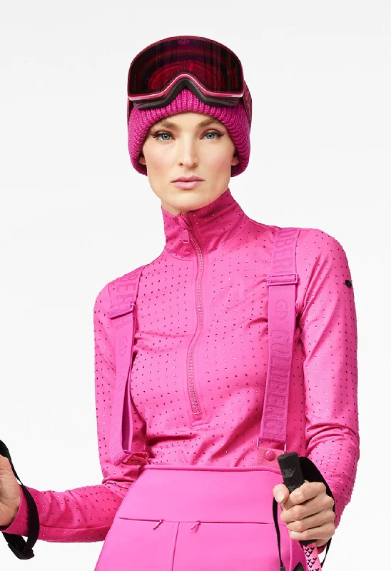 Goldbergh Spark Ski Pully in Pink Comfy Pullover Sweatshirt