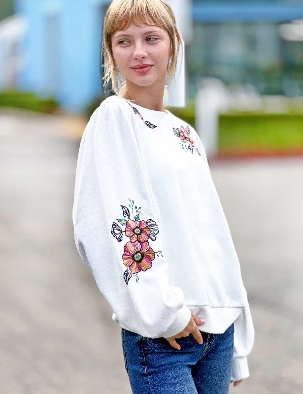 Fall Blossom Sweatshirt Long Sleeve Hoodie