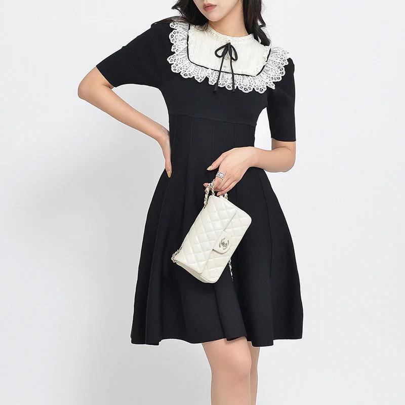 Black slim knit dress Best mini dresses for formal events