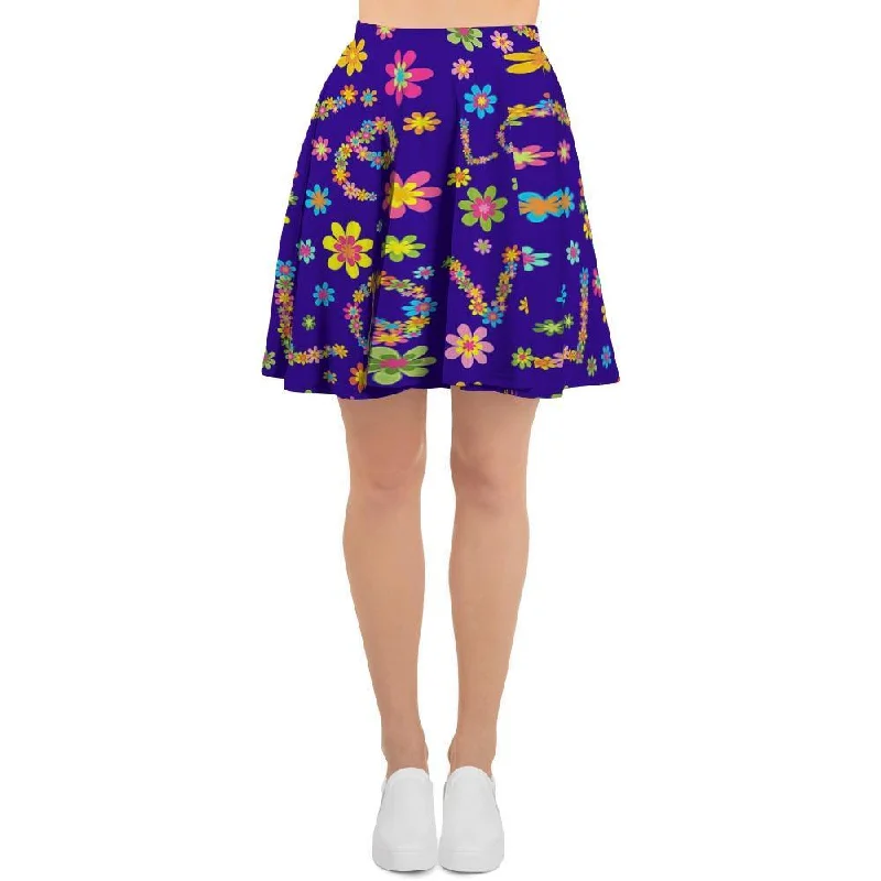 Abstract Floral Hippie Women's Skirt Popular unclassified skirts