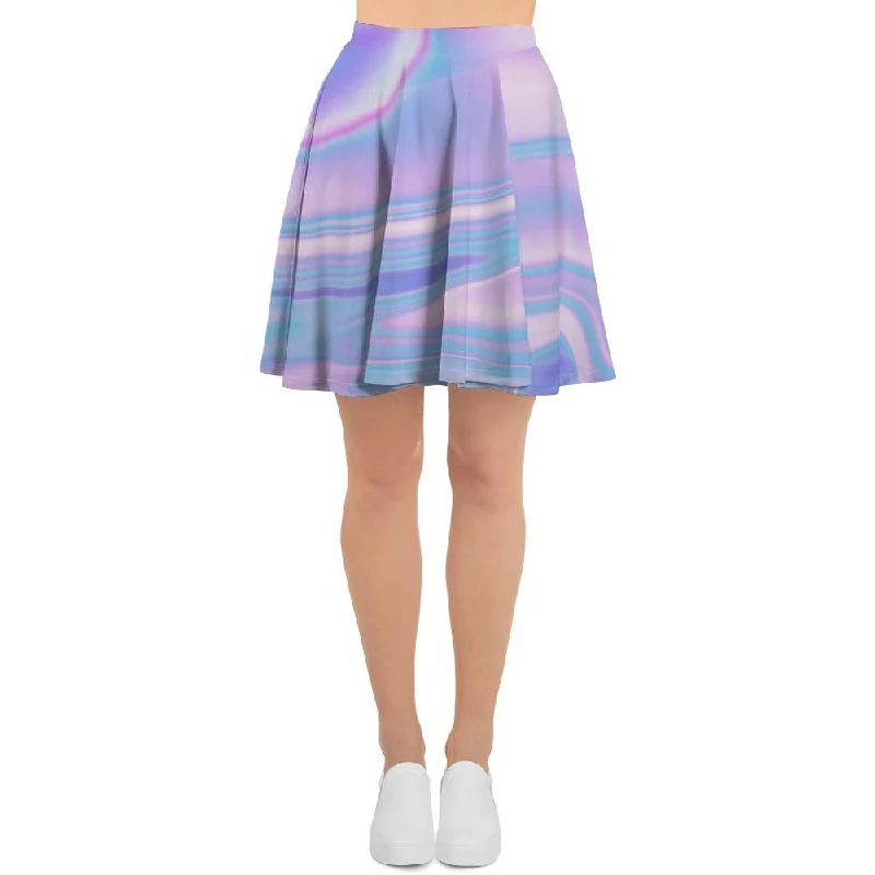 Abstract Holographic Women's Skirt Petite unclassified skirts