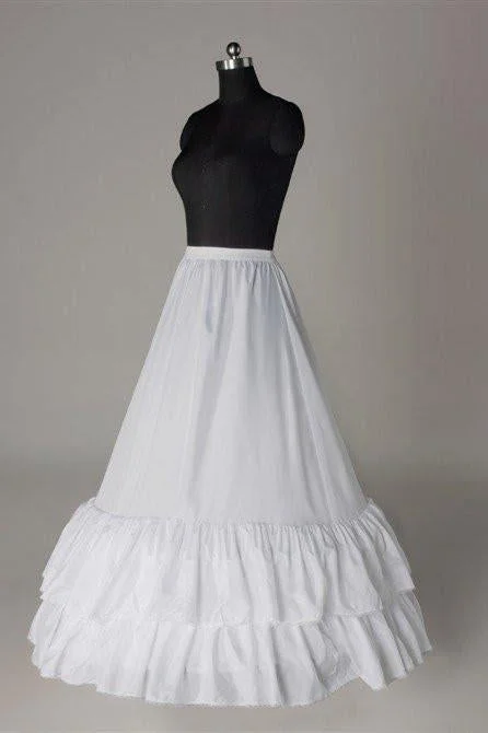 Fashion A Line Wedding Petticoat Accessories White Floor Length DMP7 Asymmetrical unclassified skirts