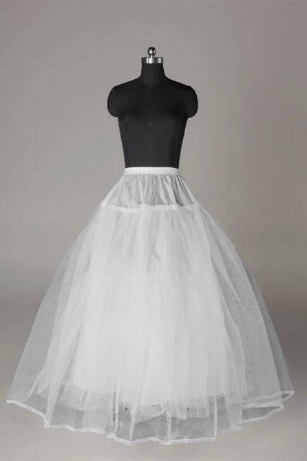 Fashion Ball Gown Wedding Petticoat Accessories White Floor Length DMP10 Silk unclassified skirts