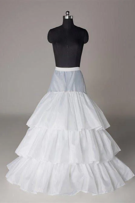 Fashion Wedding Petticoat Accessories Layers White Floor Length DMP14 Soft fabric unclassified skirts