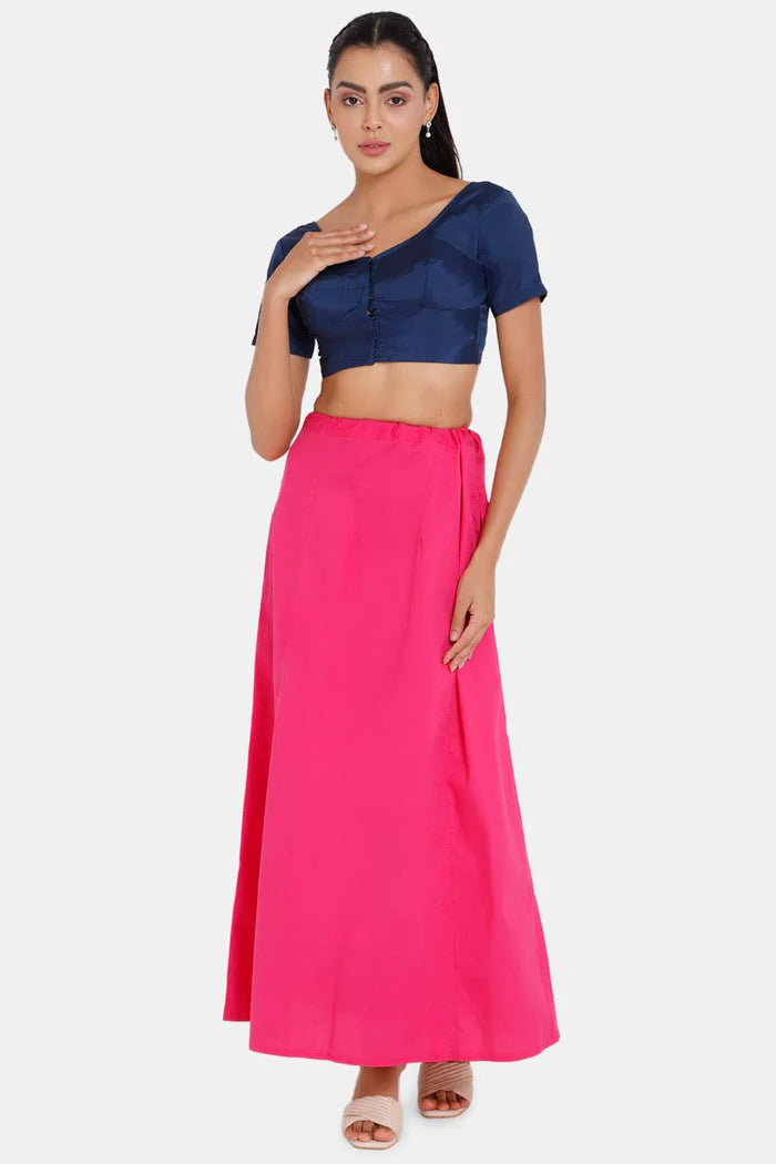 Appealing Pink Colored Cotton Readymade Petticoat For Women Fashionable unclassified skirts