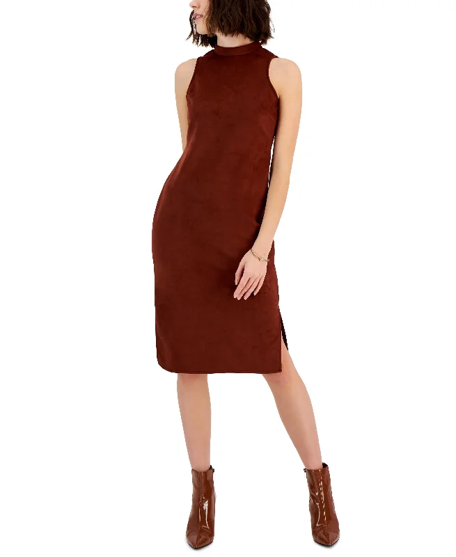 Women's Sleeveless Midi Dress Long sleeve midi dresses