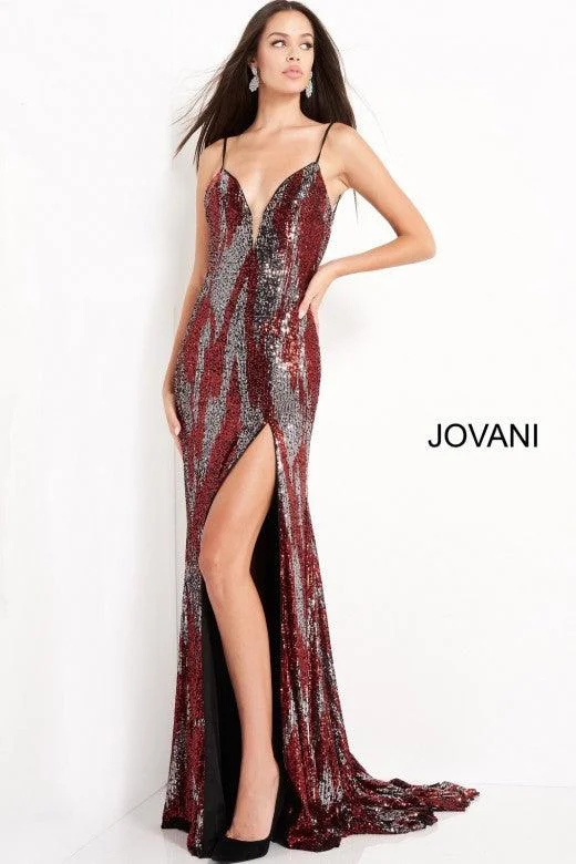 Jovani 04428 Long Formal Spaghetti Strap Prom Dress Versatile maxi dresses for all occasions