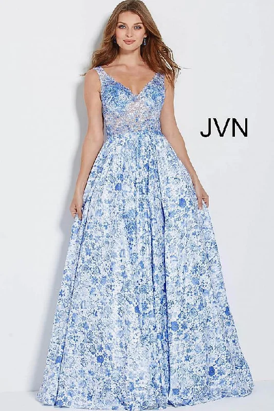 Jovani 50050 Prom Long Dress Cute floral print maxi dresses