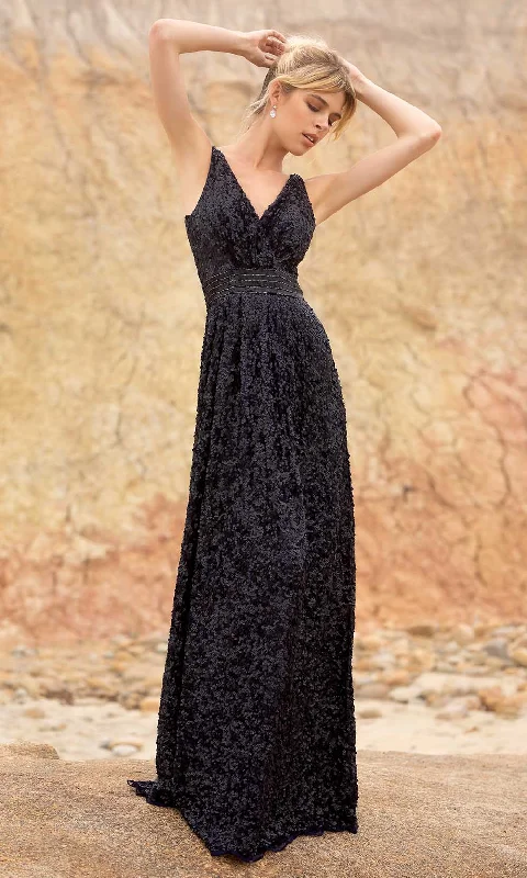 Primavera Couture - 3795 Sequin V-Neck A-Line Gown Fall party dresses