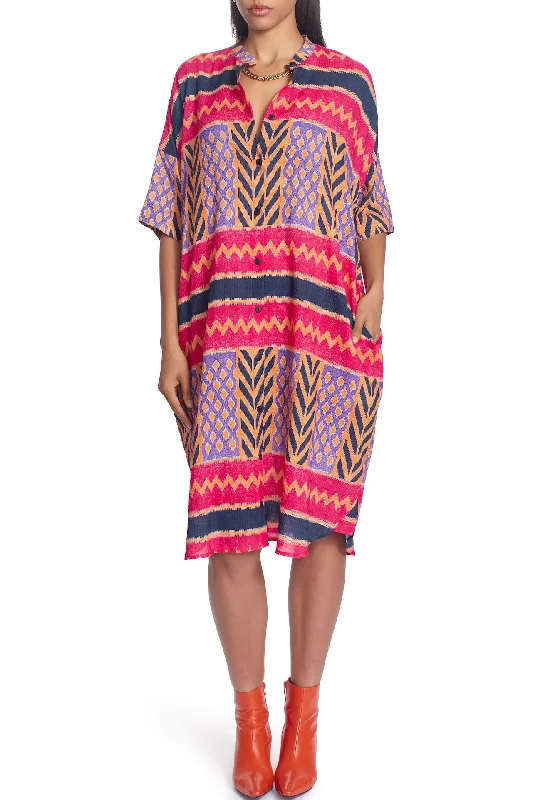 THE PEONY DRESS- feathered stripe Travel unclassified dresses