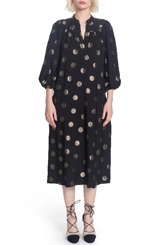 THE LESLIE DRESS-Dot Breathable unclassified dresses