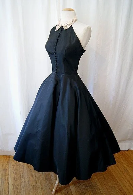 a line sleeveless grace prom dress tea length dresses formal dress Sleeveless unclassified dresses