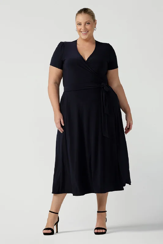 Alexis Dress in Navy Tulle unclassified dresses