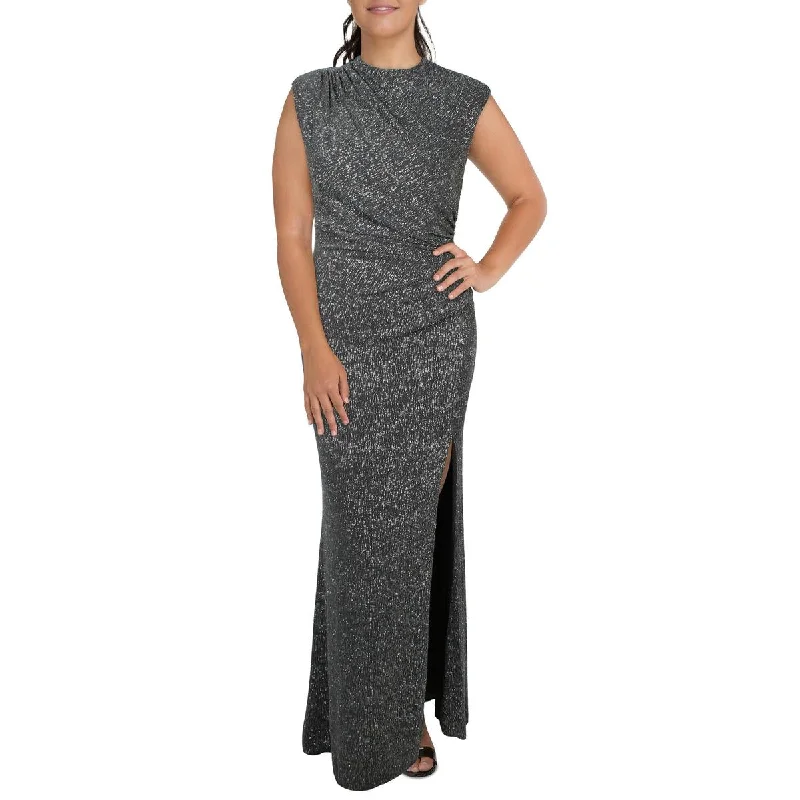 Betsy & Adam Womens Glitter Nylon Evening Dress Plus size unclassified dresses