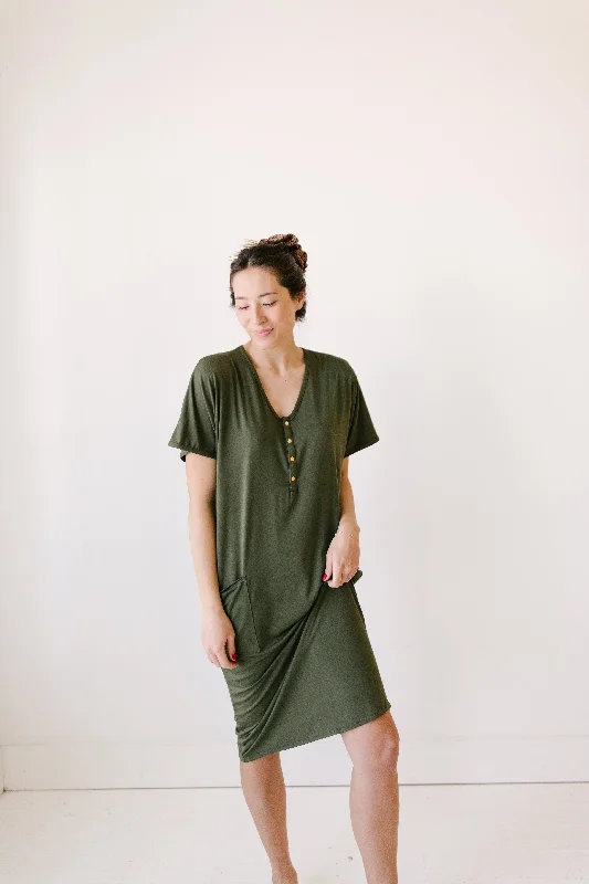 Olive | COCOON Soft fabric unclassified dresses