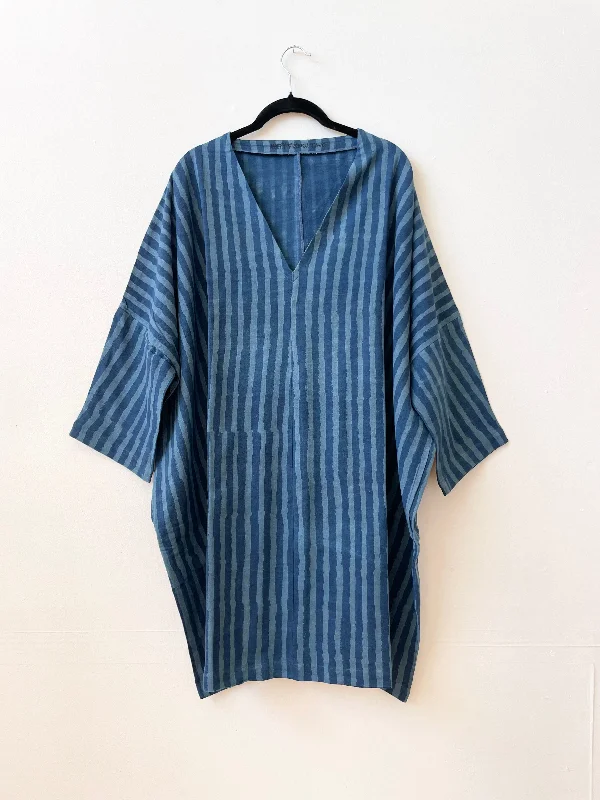 Dress / Tunic Indigo Dark Stripe Festival unclassified dresses