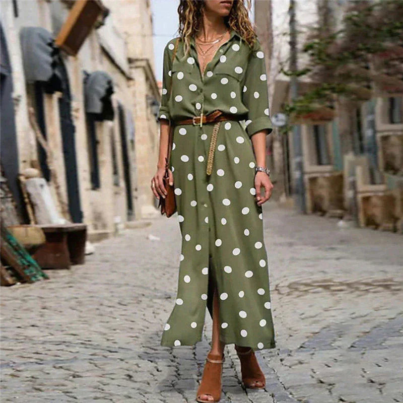 Freja - Fashionable dress with polka dots Cocktail unclassified dresses