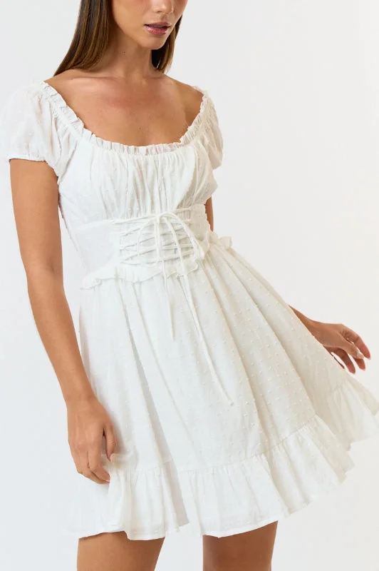 amelia dress - off white Graduation unclassified dresses