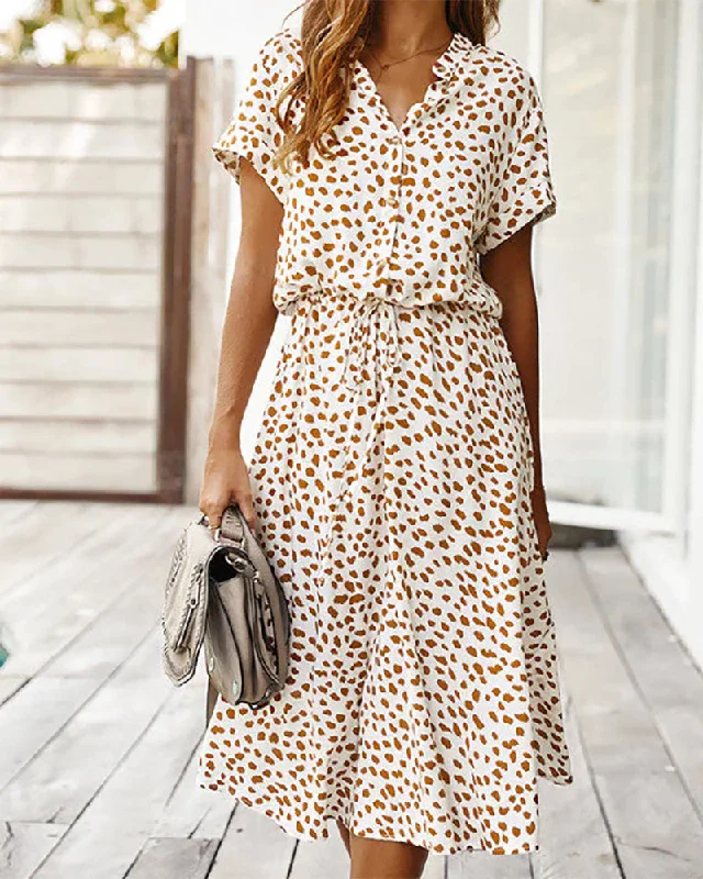 Jess| V-neck dress with polka dots Wedding guest unclassified dresses