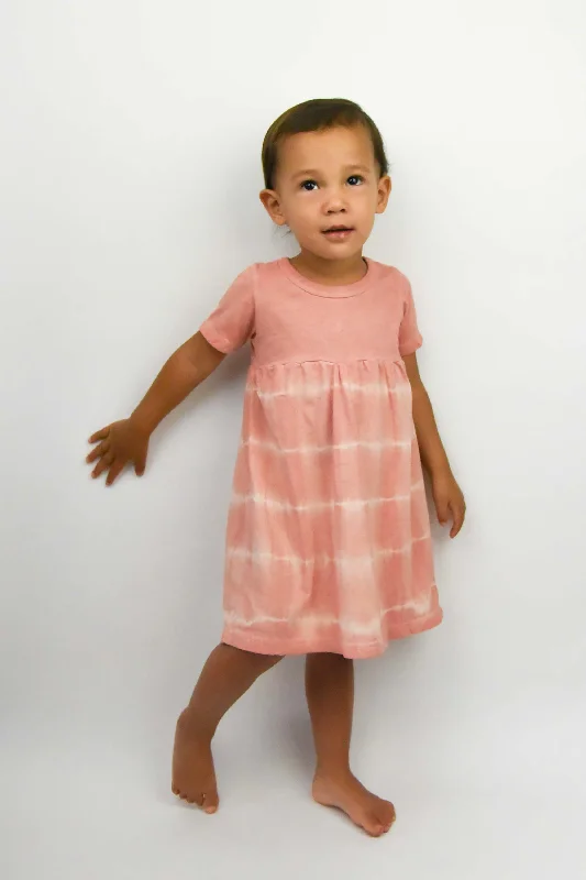 Kids Organic Plant-dyed Shibori Dress Chic unclassified dresses