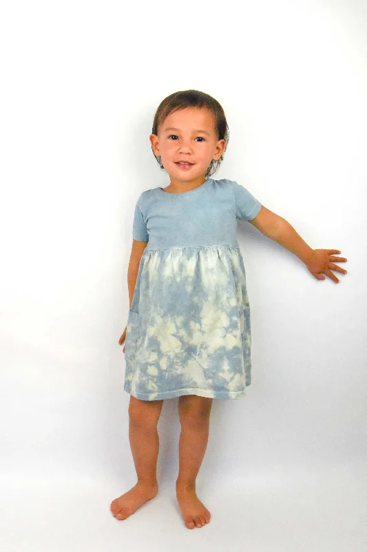 Kids Organic Plant-dyed Shibori Dress Casual unclassified dresses