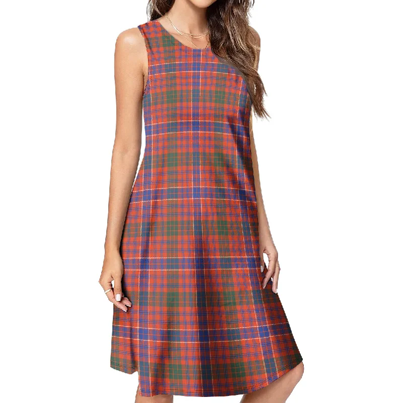 MacRae Ancient Tartan Womens Casual Dresses Tulle unclassified dresses