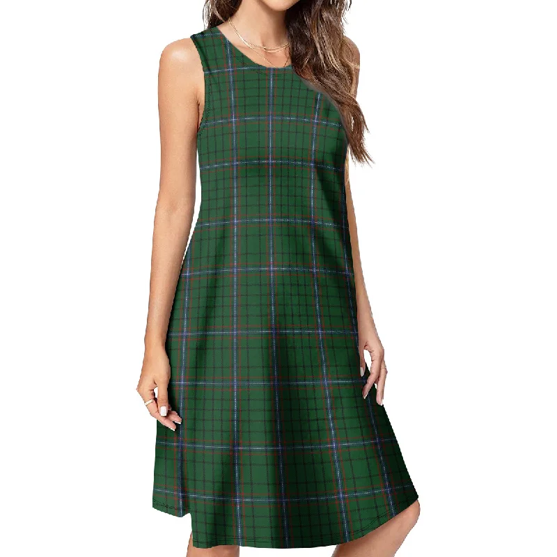 MacRae (McRae) Tartan Womens Casual Dresses Open-back unclassified dresses