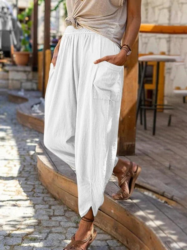 Marika® | Elegant summer trousers Cotton unclassified dresses