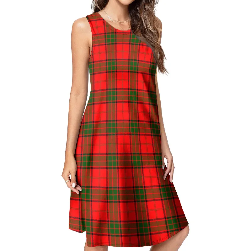 Maxwell Modern Tartan Womens Casual Dresses Vintage unclassified dresses