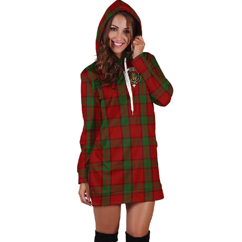 Maxwell Tartan Hoodie Dress with Family Crest Casual chic unclassified dresses