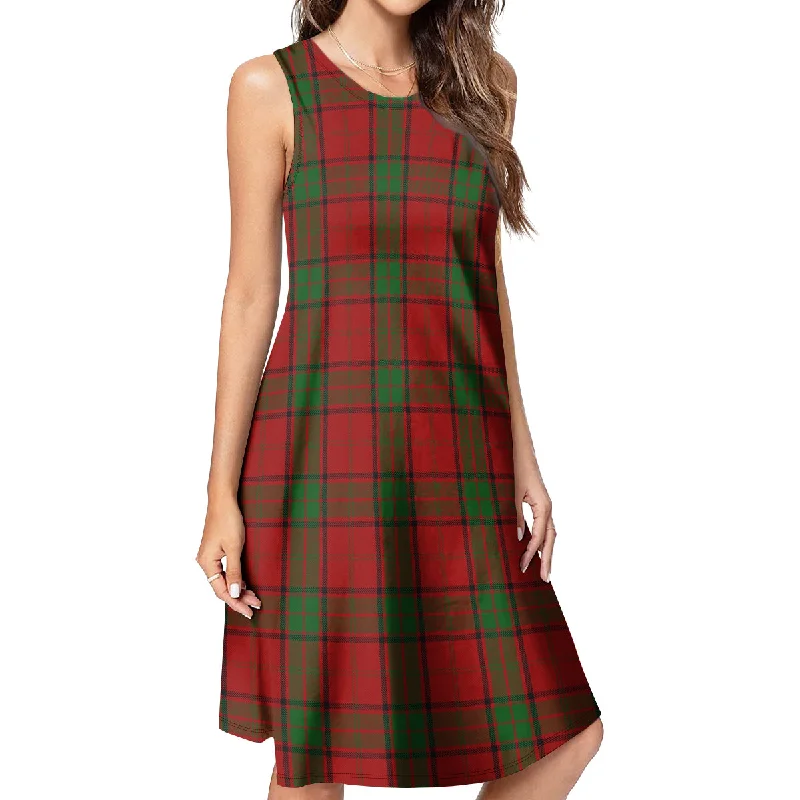 Maxwell Tartan Womens Casual Dresses Monochrome unclassified dresses