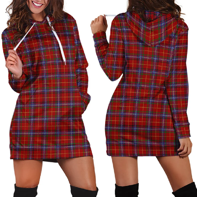 Maynard Tartan Hoodie Dress Neutral tone unclassified dresses