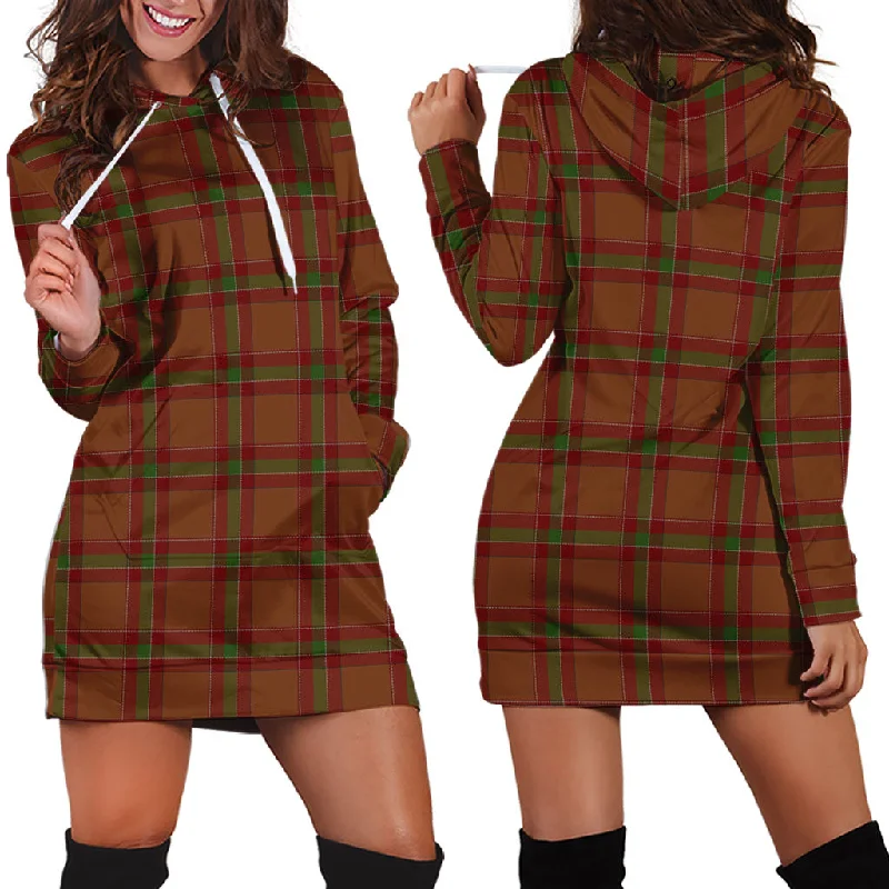 McBrayer Tartan Hoodie Dress Tiered unclassified dresses