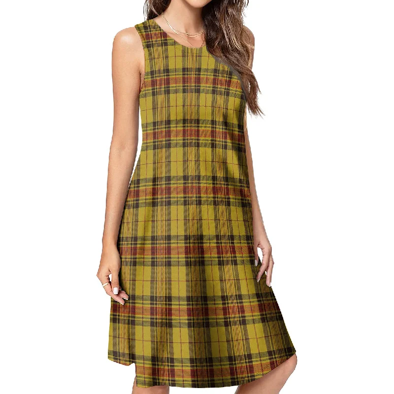 Morgan of Wales Tartan Womens Casual Dresses Chiffon unclassified dresses