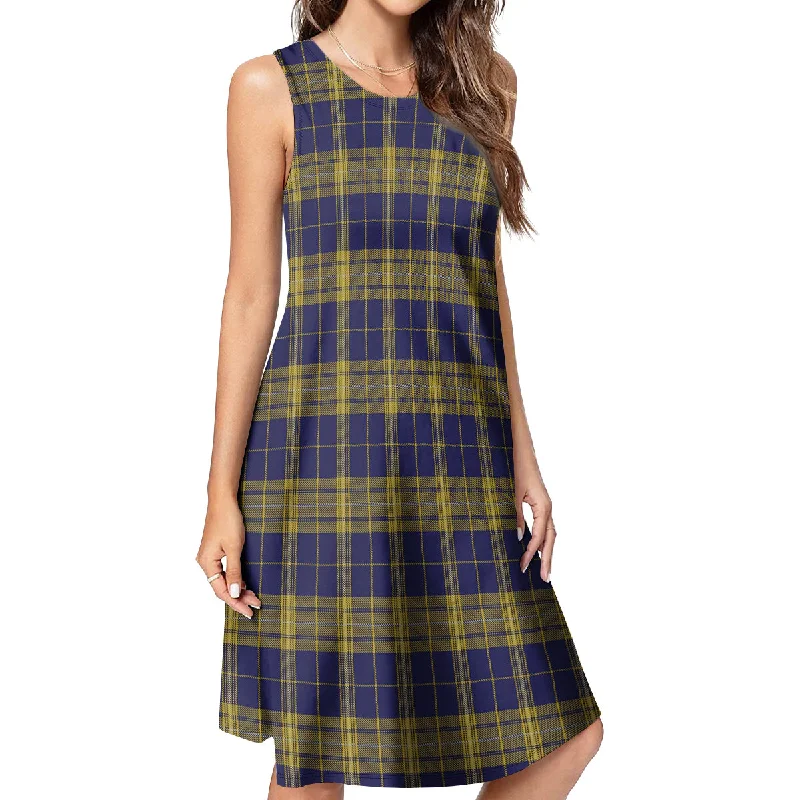 Morris of Wales Tartan Womens Casual Dresses Lounge unclassified dresses