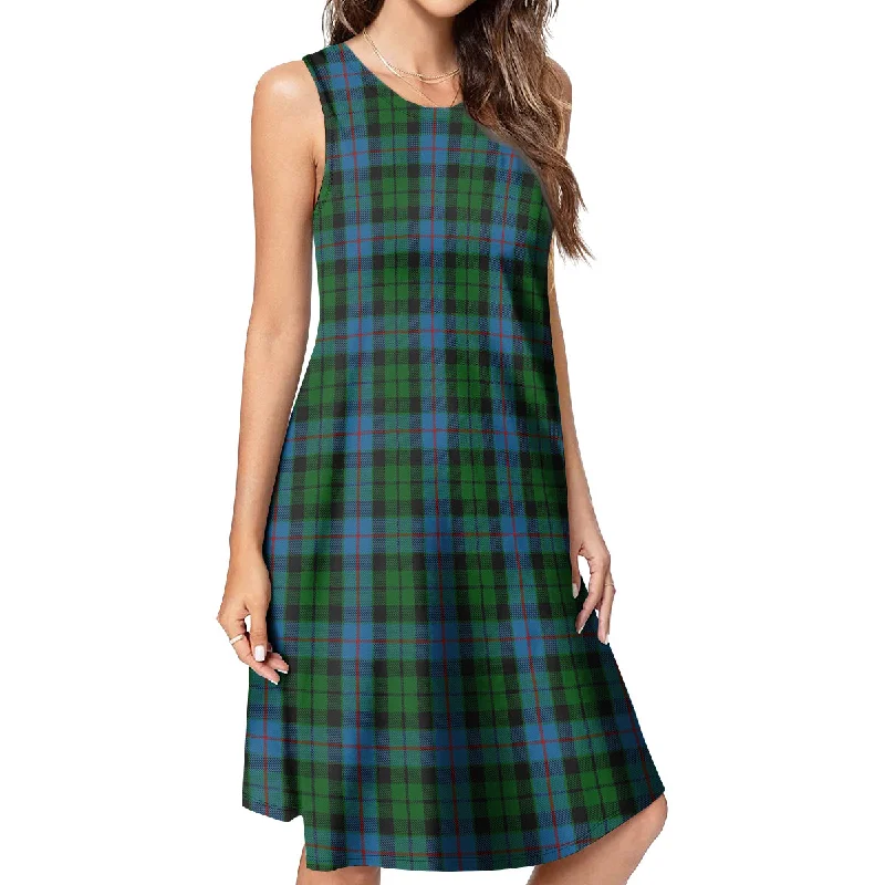 Morrison Society Tartan Womens Casual Dresses Chiffon unclassified dresses