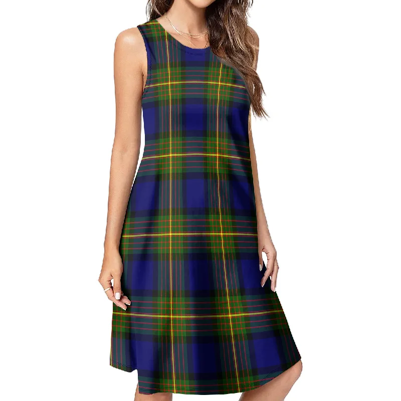 Muir Tartan Womens Casual Dresses Y2K unclassified dresses