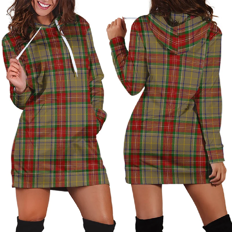 Muirhead Old Tartan Hoodie Dress Denim unclassified dresses