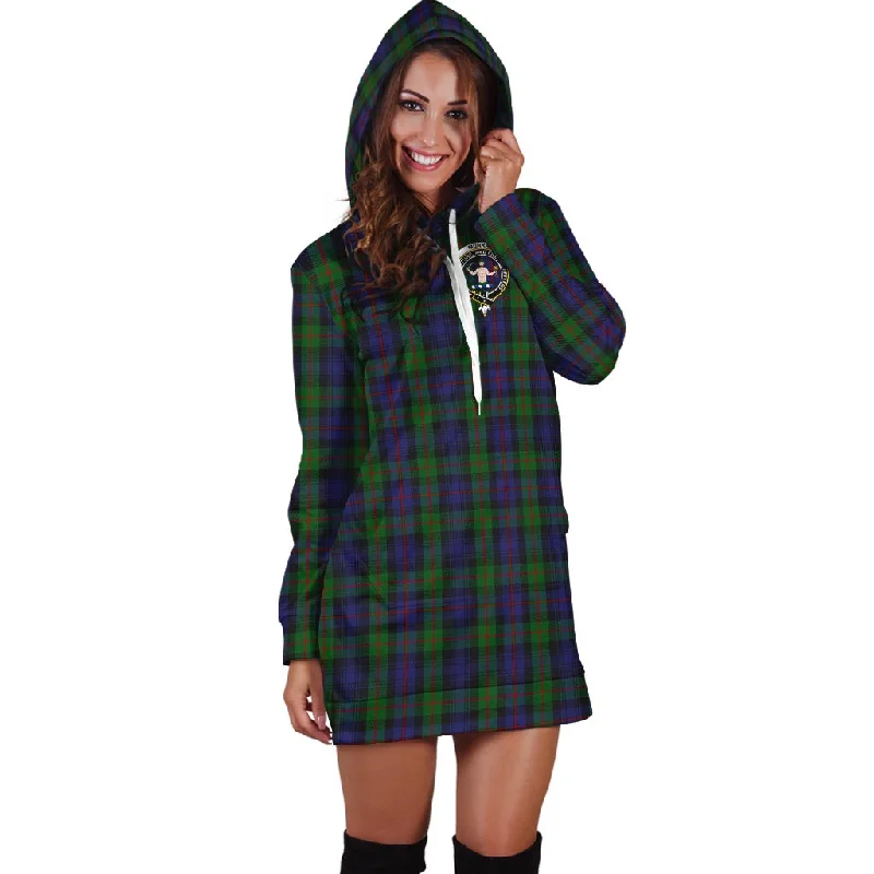 Murray Tartan Hoodie Dress with Family Crest Fashionable unclassified dresses