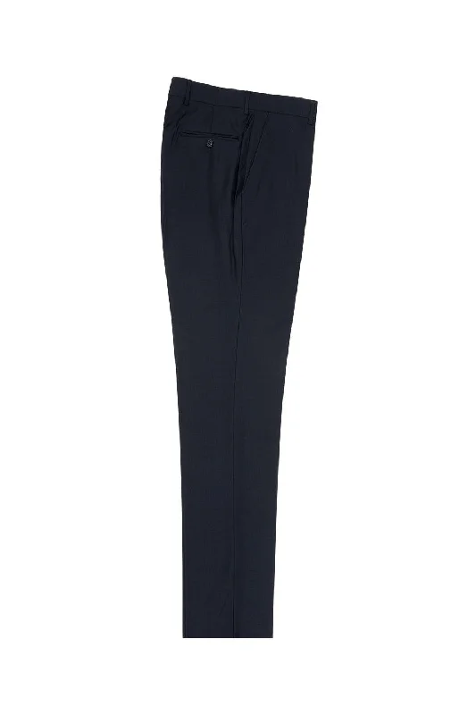 Navy Flat Front Slim Fit Wool Dress Pant Pastel unclassified dresses