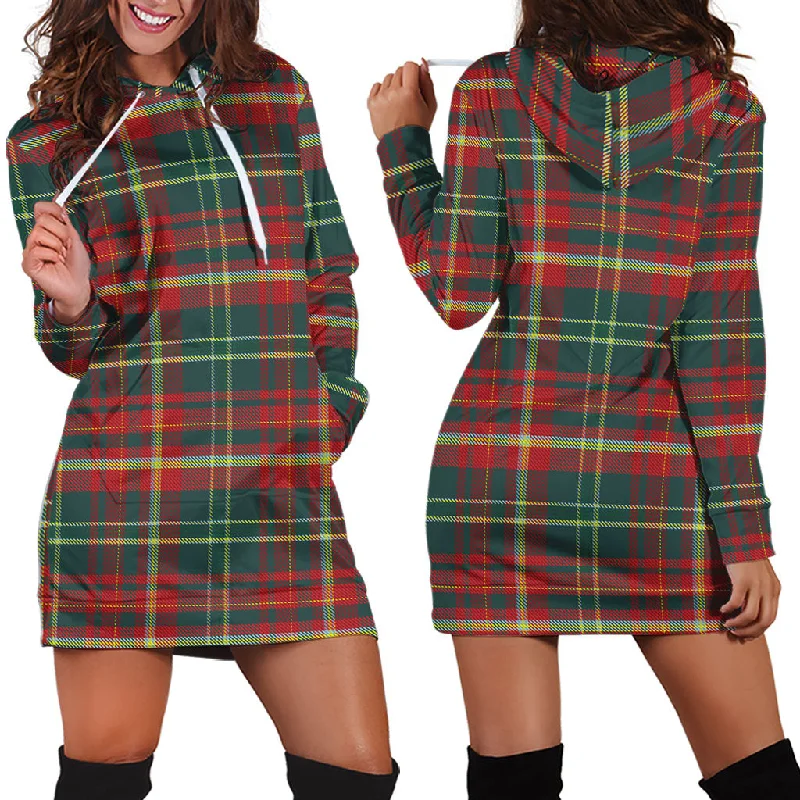 New Brunswick Province Canada Tartan Hoodie Dress Trendy new unclassified dresses