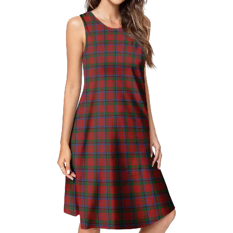 Nicolson Tartan Womens Casual Dresses Elegant evening unclassified dresses