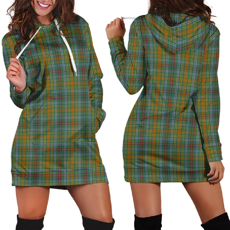 O'Brien Tartan Hoodie Dress High-low unclassified dresses